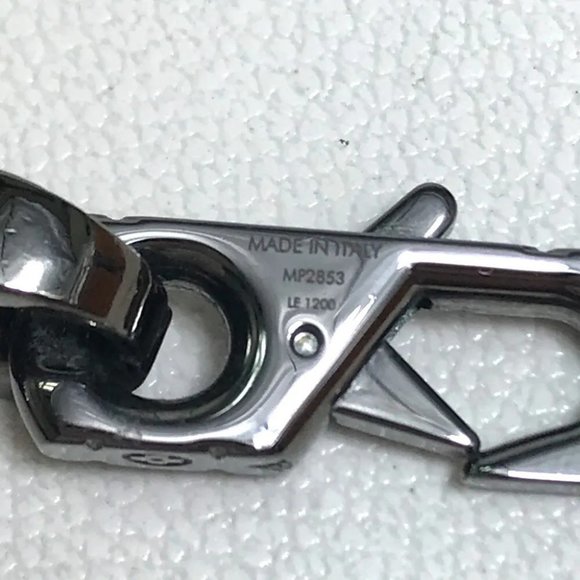 Auth LOUIS VUITTON MP2853 LV Collier Chain Links Patches Accessories Necklace - Picture 11 of 14